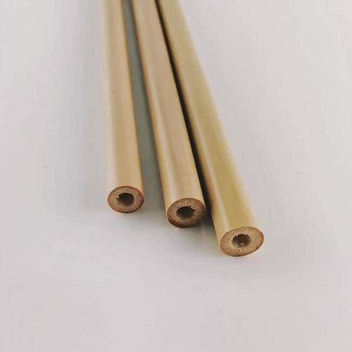 2019hot 销售工厂直接销售定制 logo 竹straw 用刷子 100% 天然竹